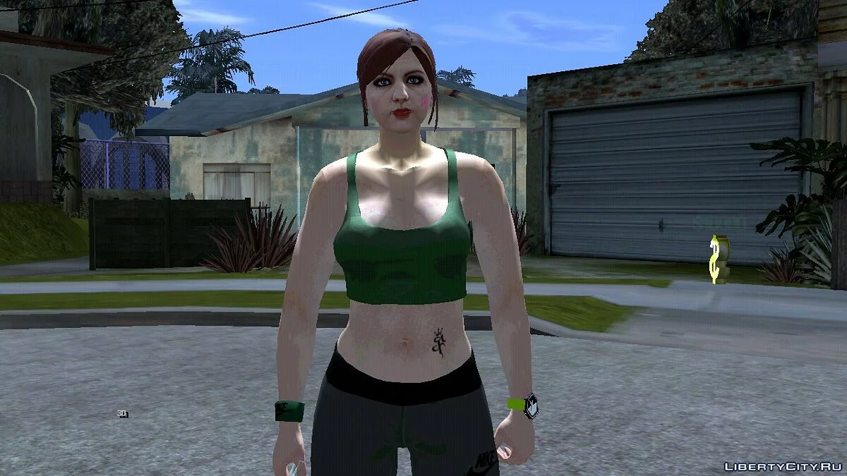 Random Female Skin from GTA Online (In Sportswear) / GTA San Andreas (iOS, Android)