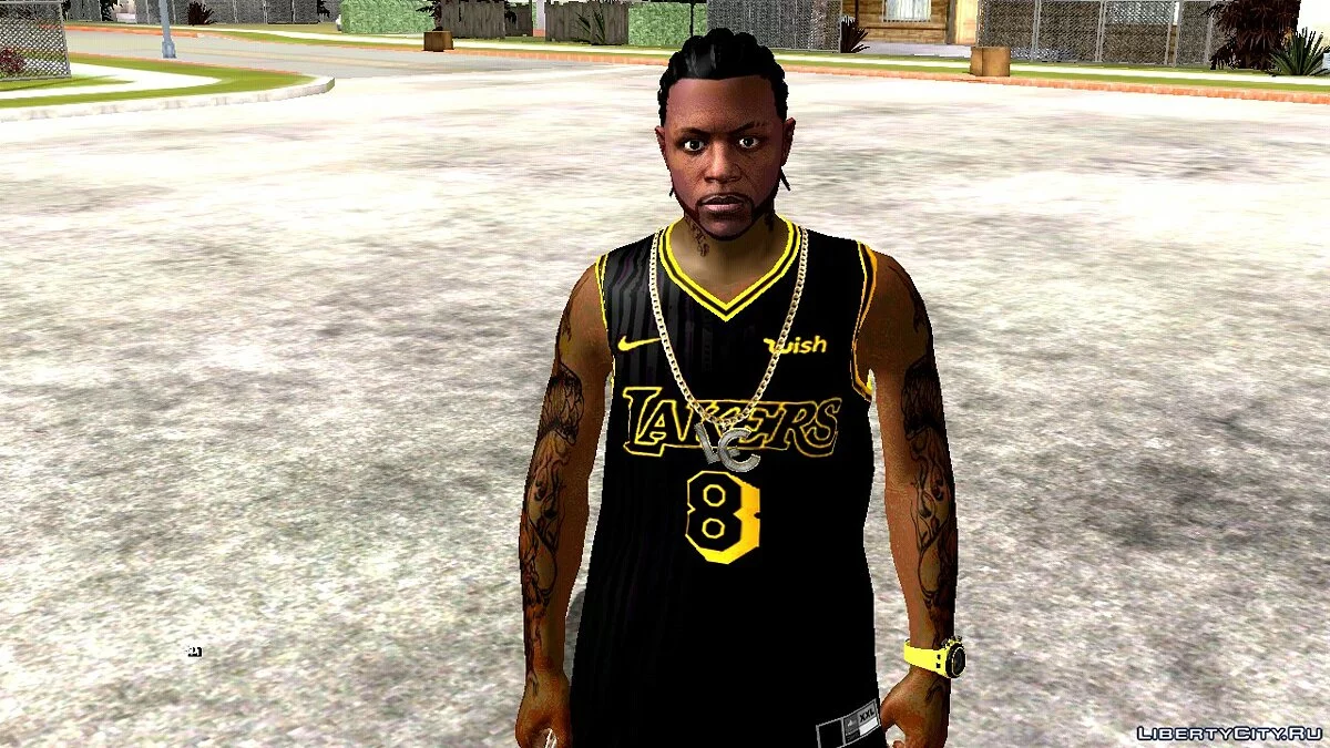 Random Skin from GTA Online #13 (Kobe Jersey from Los Angeles Lakers) / GTA San Andreas (iOS, Android)