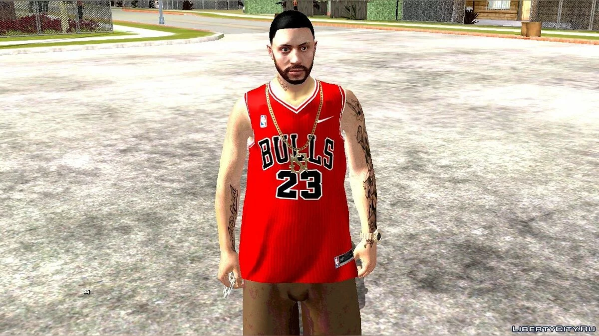 Випадковий скин з GTA Online #14 (Форма MJ 23 з Chicago Bulls) / GTA San Andreas (iOS, Android)