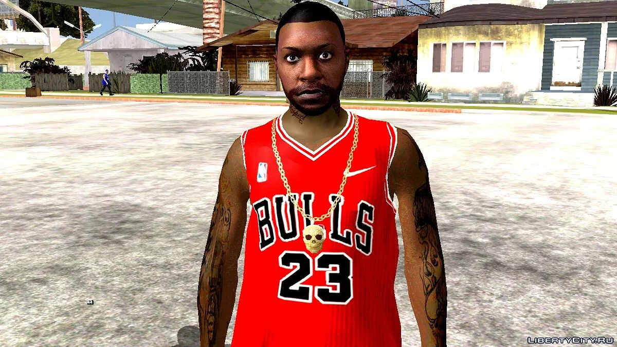 Random Skin from GTA Online #15 (MJ23 Jersey from Chicago Bulls) / GTA San Andreas (iOS, Android)