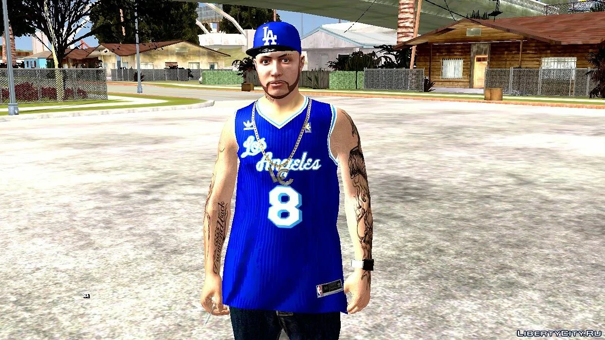 Випадковий скин з GTA Online #16 (Форма Los Angeles Lakers) / GTA San Andreas (iOS, Android)