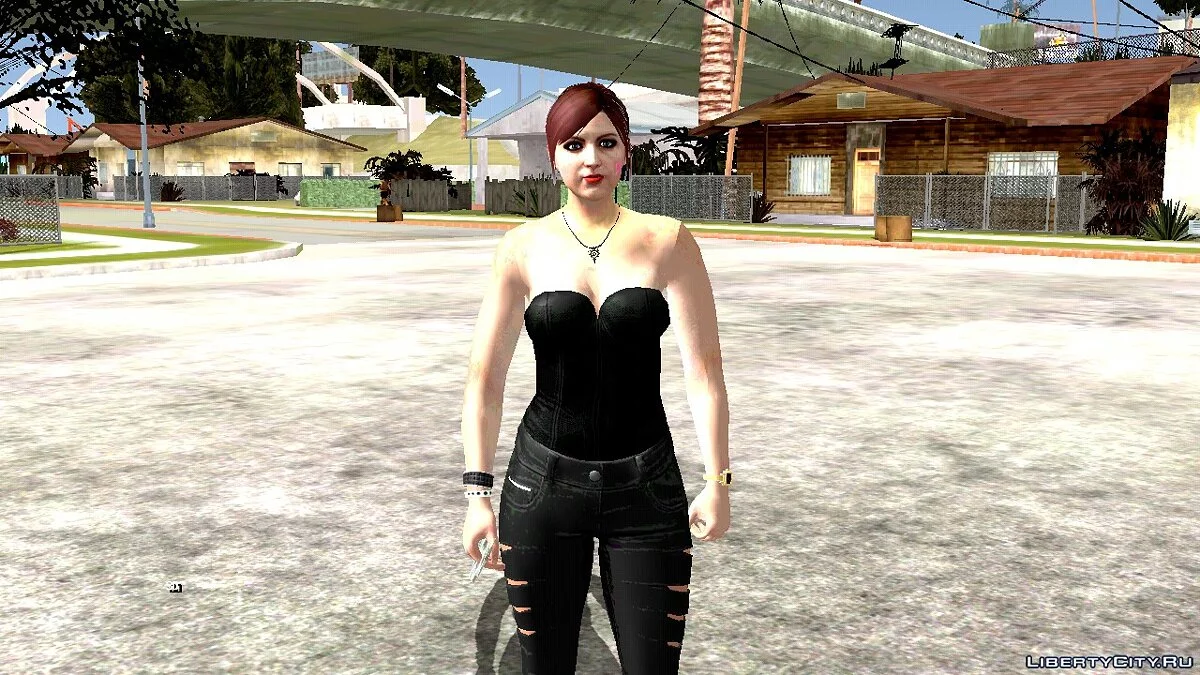 Random Female Skin from GTA Online #1 / GTA San Andreas (iOS, Android)