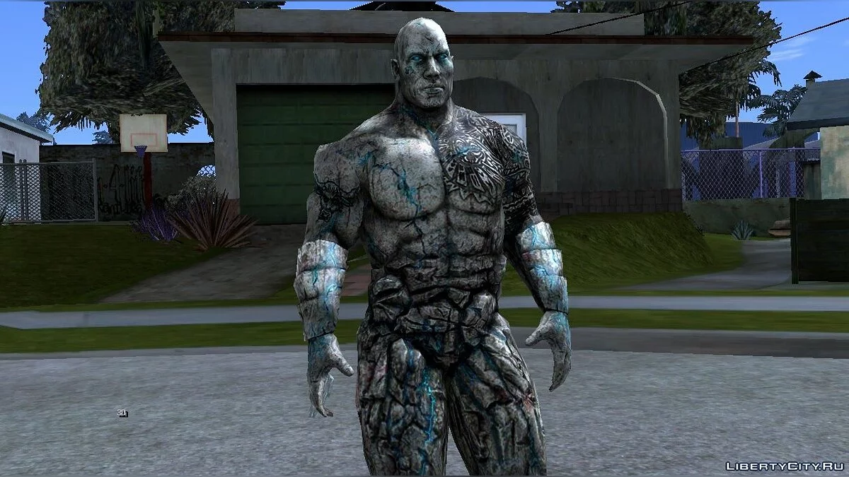 Der Stein (Steinwächter) aus WWE Immortals / GTA San Andreas (iOS, Android)