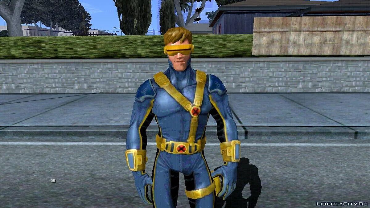 Cyclope de Marvel Strike Force / GTA San Andreas (iOS, Android)