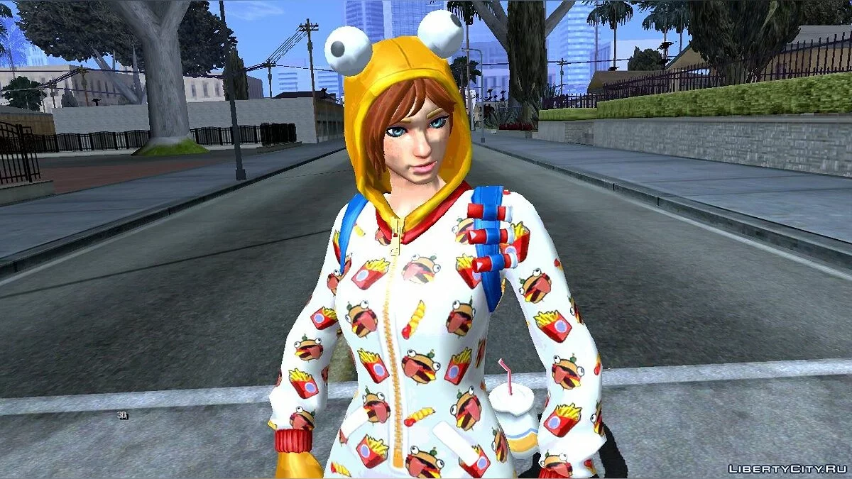 DurrBurger PJ dari Fortnite / GTA San Andreas (iOS, Android)