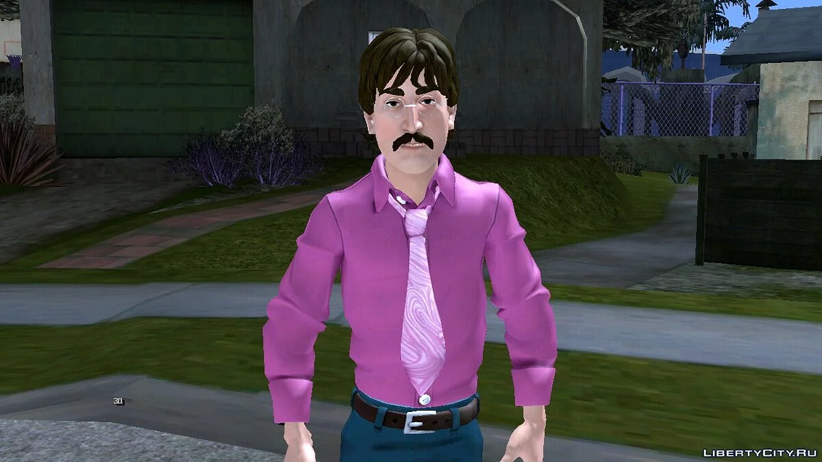 John Lennon du jeu The Beatles Rockband / GTA San Andreas (iOS, Android)