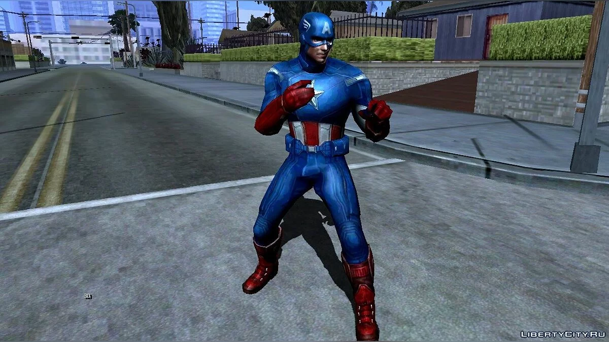 Captain America from the Avengers / GTA San Andreas (iOS, Android)
