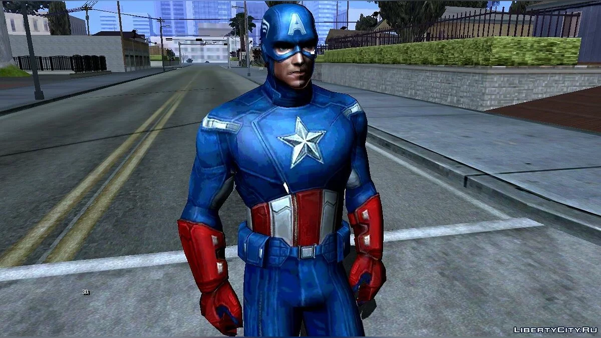 Captain America from the Avengers / GTA San Andreas (iOS, Android)