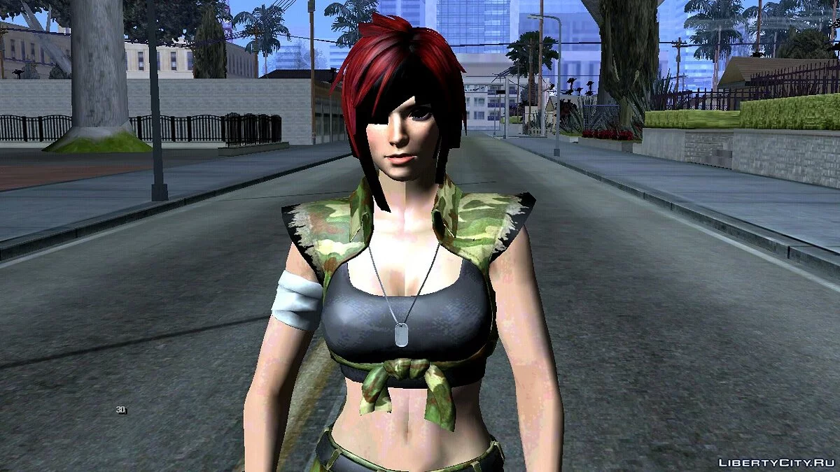 Mila in DOA5LR Costume / GTA San Andreas (iOS, Android)