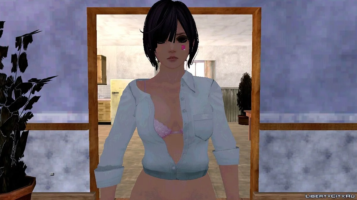 Nagisa in Spring School Uniform V3 / GTA San Andreas (iOS, Android)