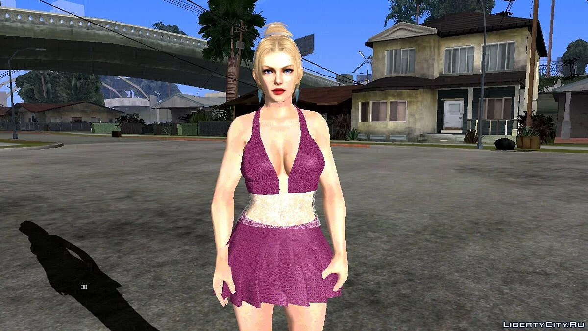 Rachel en ropa casual / GTA San Andreas (iOS, Android)