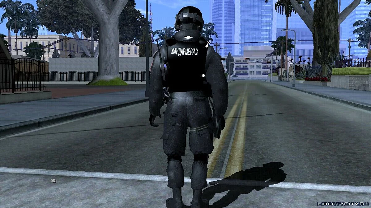 Gendarmerie serbe V2 / GTA San Andreas (iOS, Android)