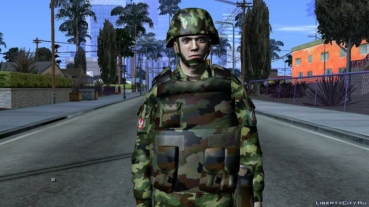 Serbian Soldier 1999 / GTA San Andreas (iOS, Android)