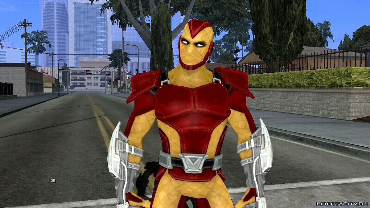 Shocker from Marvel Strike Force / GTA San Andreas (iOS, Android)