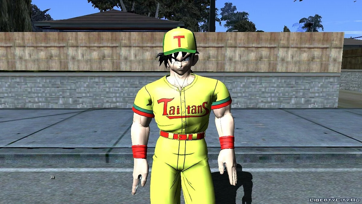 Yancha de Dragon Ball Legends / GTA San Andreas (iOS, Android)
