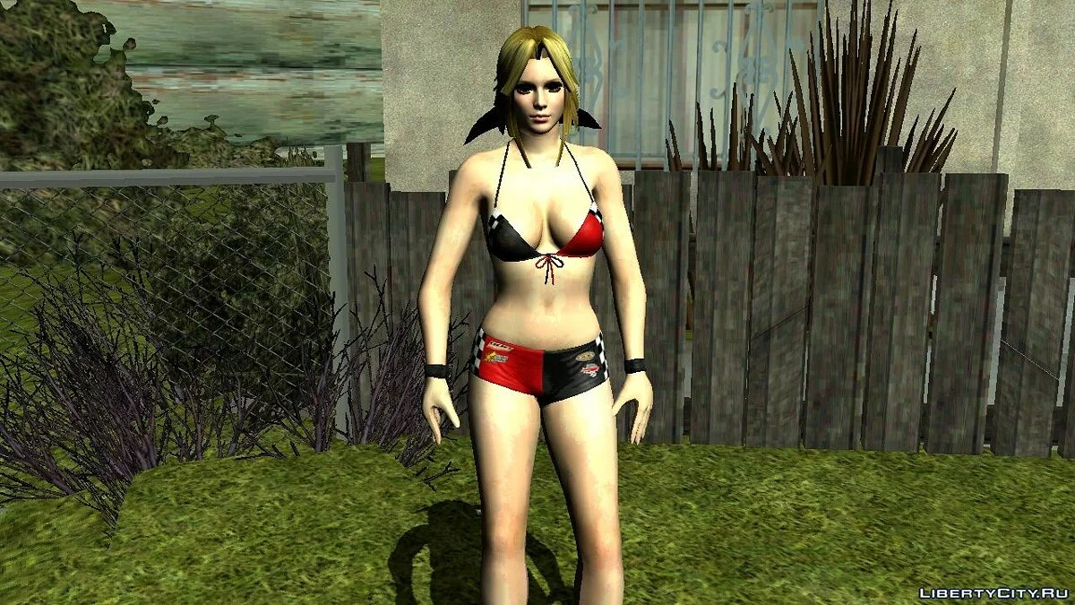 Helena aus DOA im sexy Rennfahrer-Outfit / GTA San Andreas (iOS, Android)