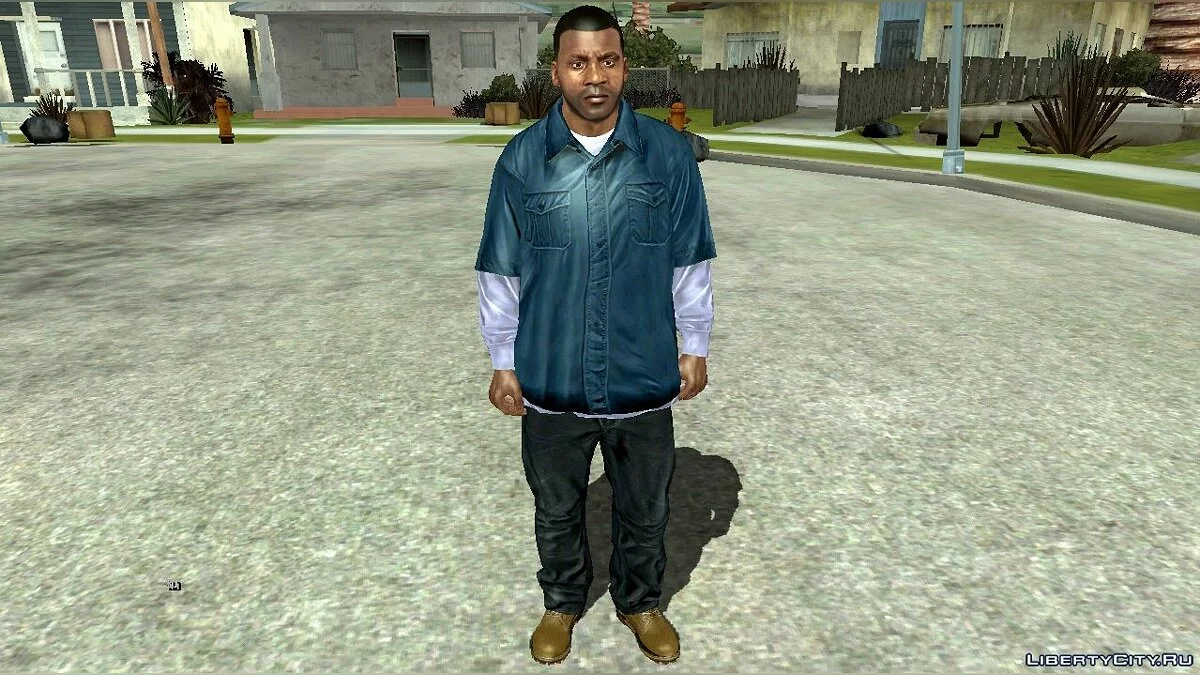 迈克尔、富兰克林和特雷弗的重纹理 / GTA San Andreas (iOS, Android)
