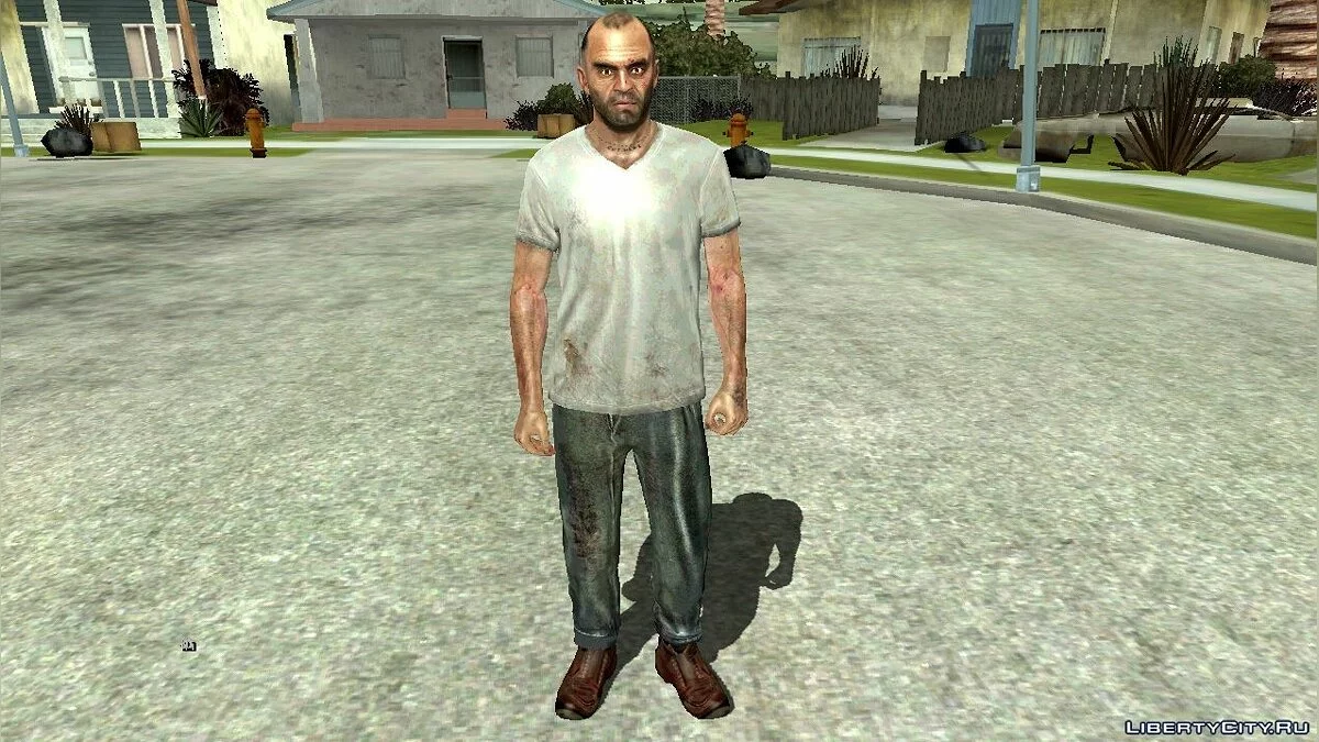 迈克尔、富兰克林和特雷弗的重纹理 / GTA San Andreas (iOS, Android)