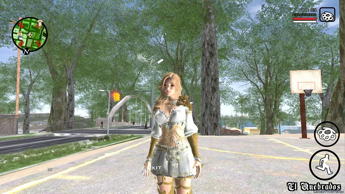 Naotora in Elf Armor / GTA San Andreas (iOS, Android)
