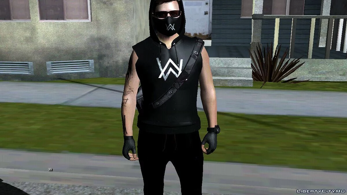 Skin aléatoire masculin de GTA Online - Alan Walker (Import-Export) V2 / GTA San Andreas (iOS, Android)