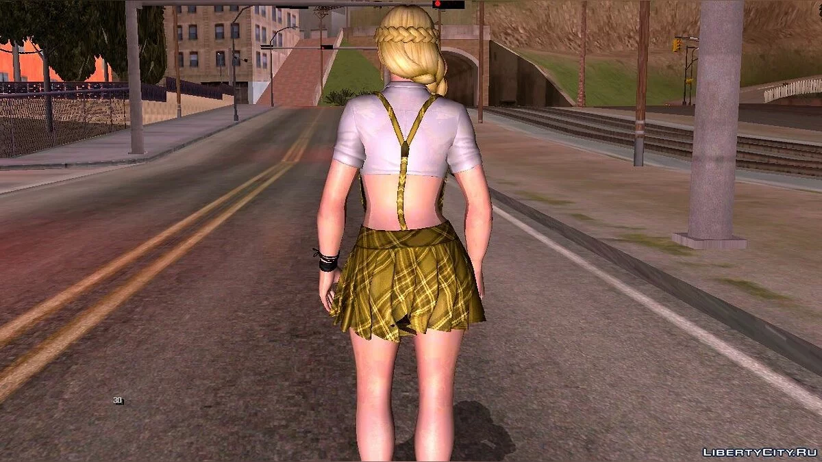 Helena Douglas in Schoolgirl Outfit / GTA San Andreas (iOS, Android)