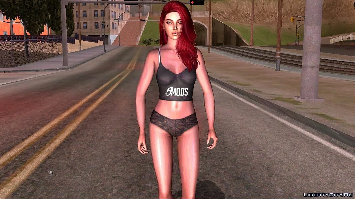Лана з гри The Sims 4 / GTA San Andreas (iOS, Android)
