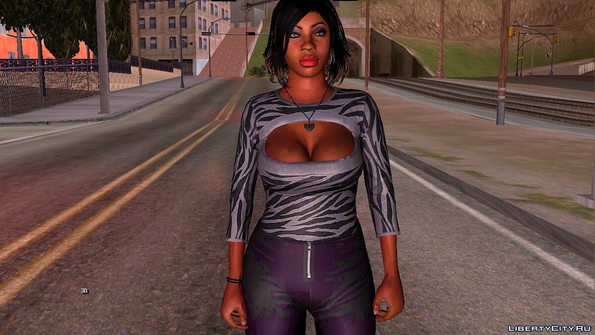 Download Prostitute from GTA 5 V3 for GTA San Andreas (iOS, Android)