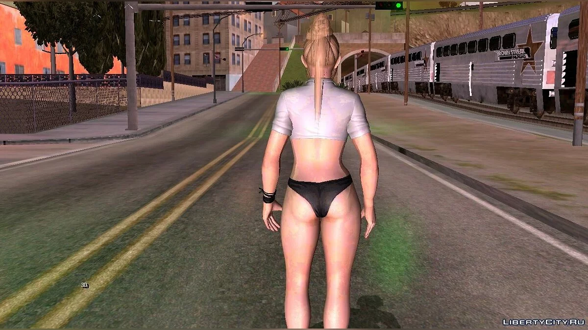 Рейчел у блузці та нижній білизні / GTA San Andreas (iOS, Android)