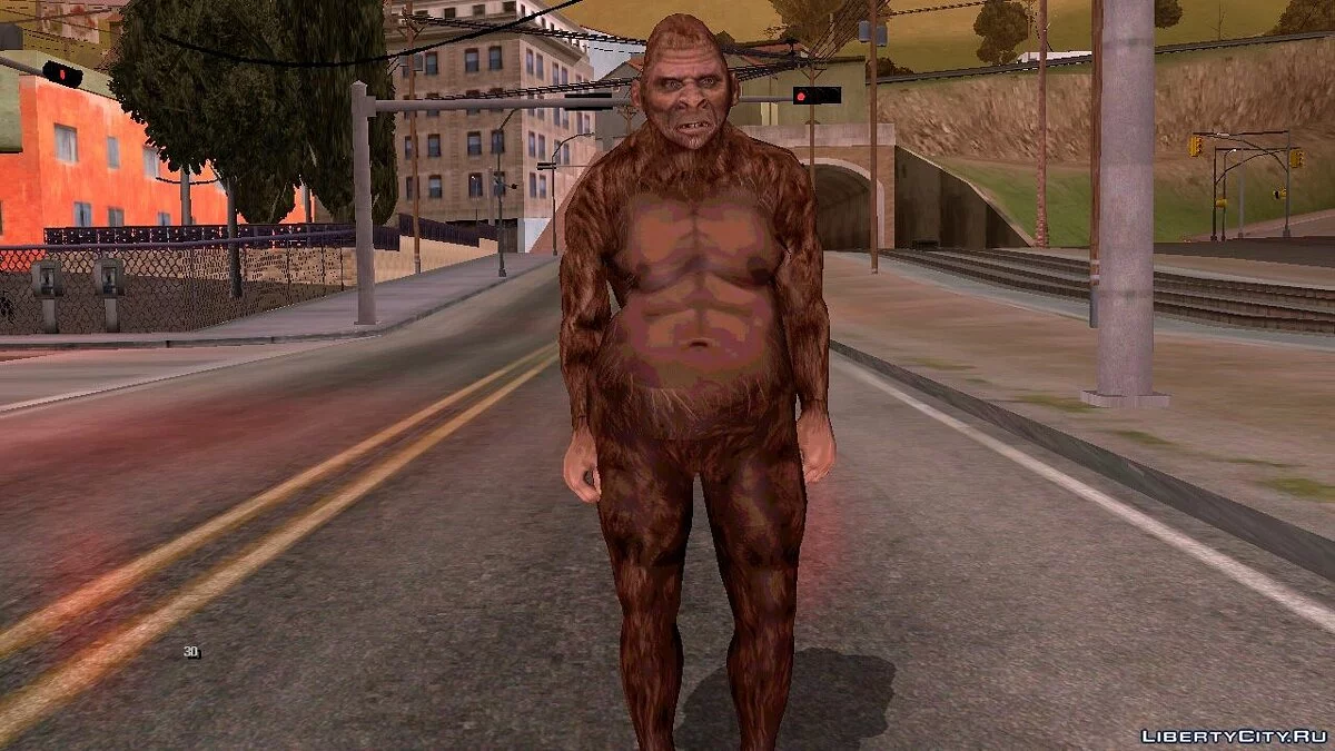 Людина-сніг з GTA 5 / GTA San Andreas (iOS, Android)