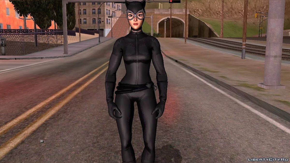 Mulher-Gato do jogo Fortnite / GTA San Andreas (iOS, Android)