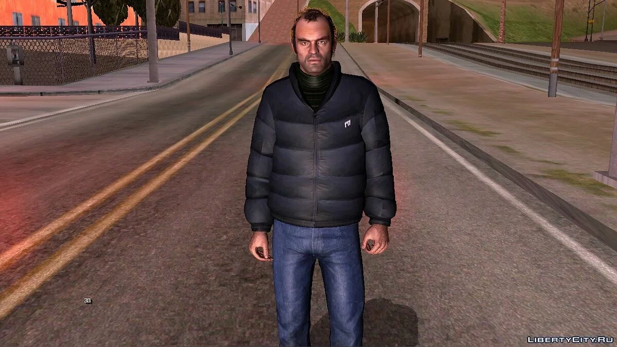 زي الشتاء لتريفور / GTA سان أندرياس (iOS، أندرويد)