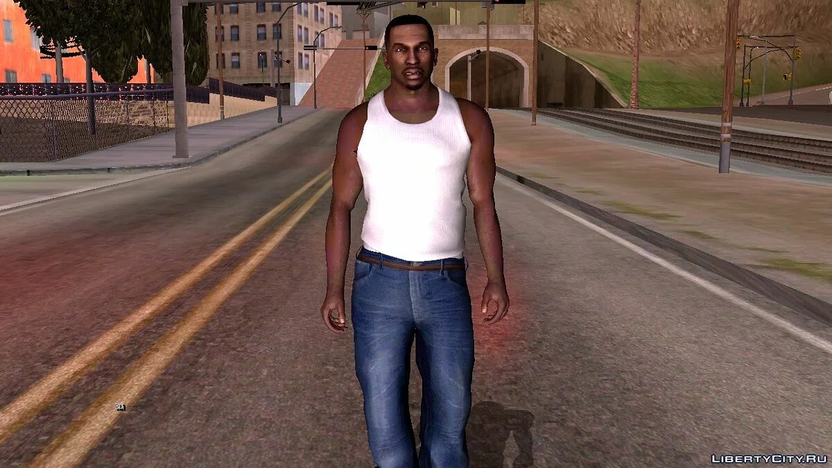 Carl Johnson en HD / GTA San Andreas (iOS, Android)