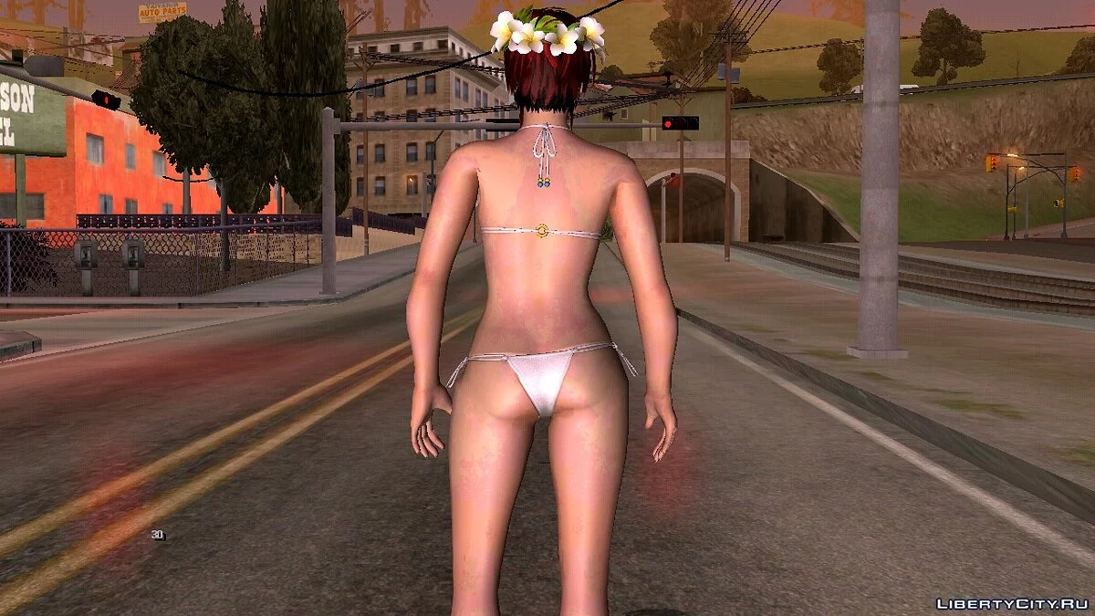 Mila im Bikini aus Dead Or Alive 5 / GTA San Andreas (iOS, Android)