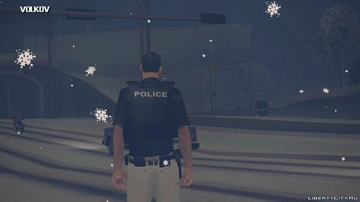 شرطي في سترة واقية / GTA سان أندرياس (iOS، أندرويد)