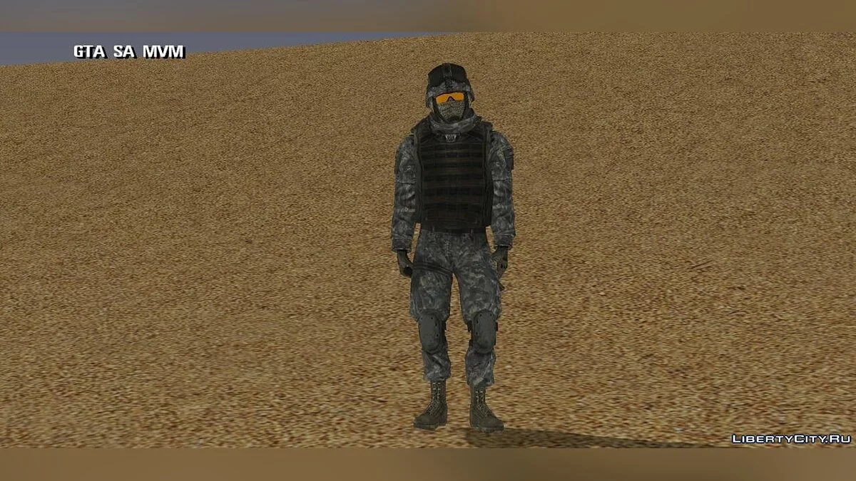 جلد من Call of Duty V3 / GTA سان أندرياس (iOS، أندرويد)