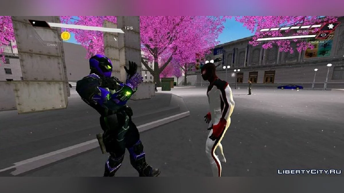 来自迈尔斯·莫拉莱斯PS5的潜行者皮肤 / GTA San Andreas (iOS, Android)