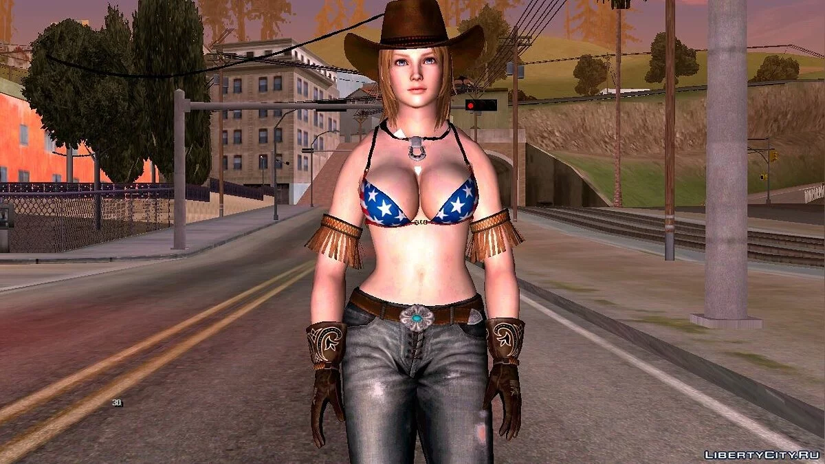 来自《死或生5》的蒂娜牧羊女 / GTA San Andreas (iOS, Android)