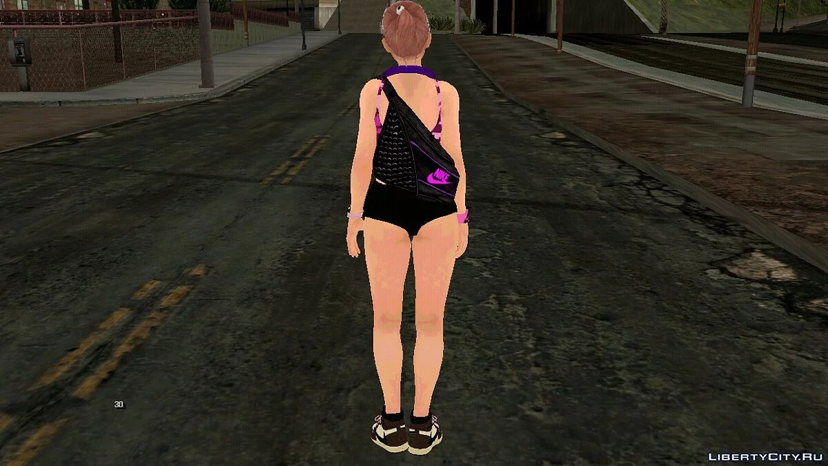 Honoka in Sportswear / GTA San Andreas (iOS, Android)