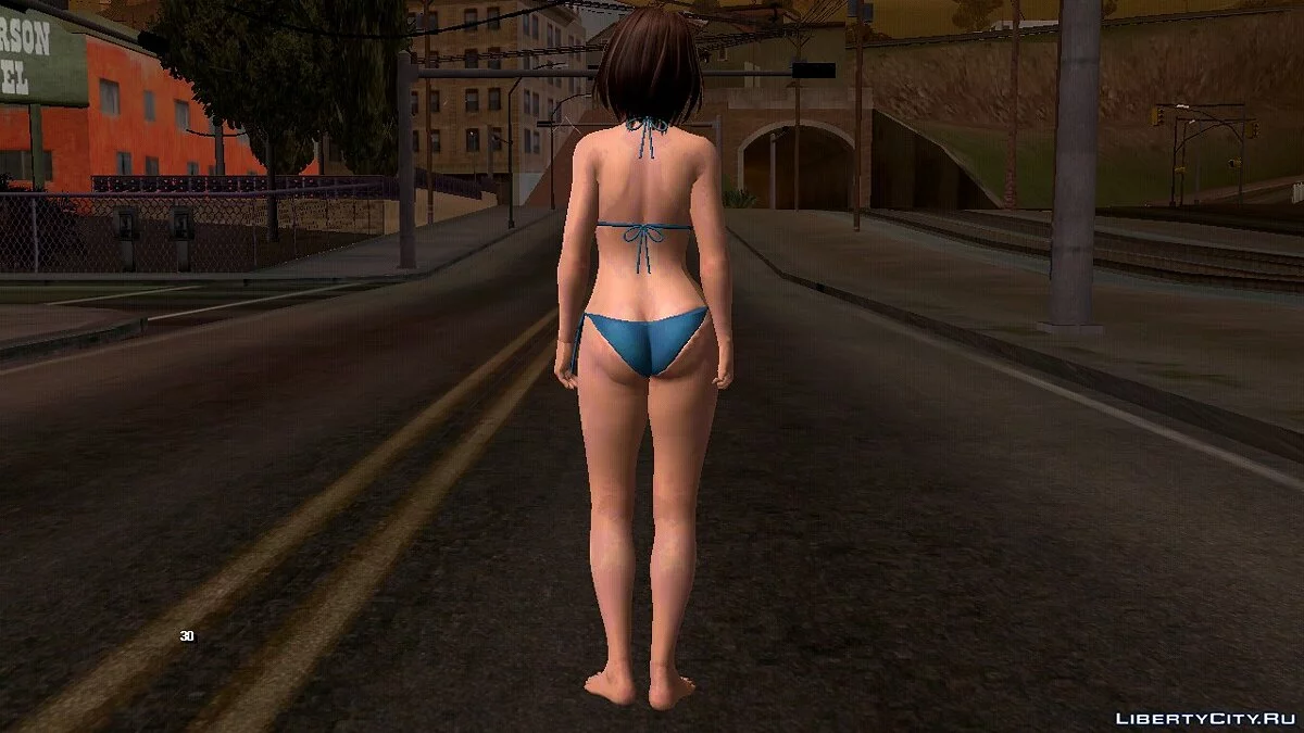 Tsukushi de biquíni / GTA San Andreas (iOS, Android)