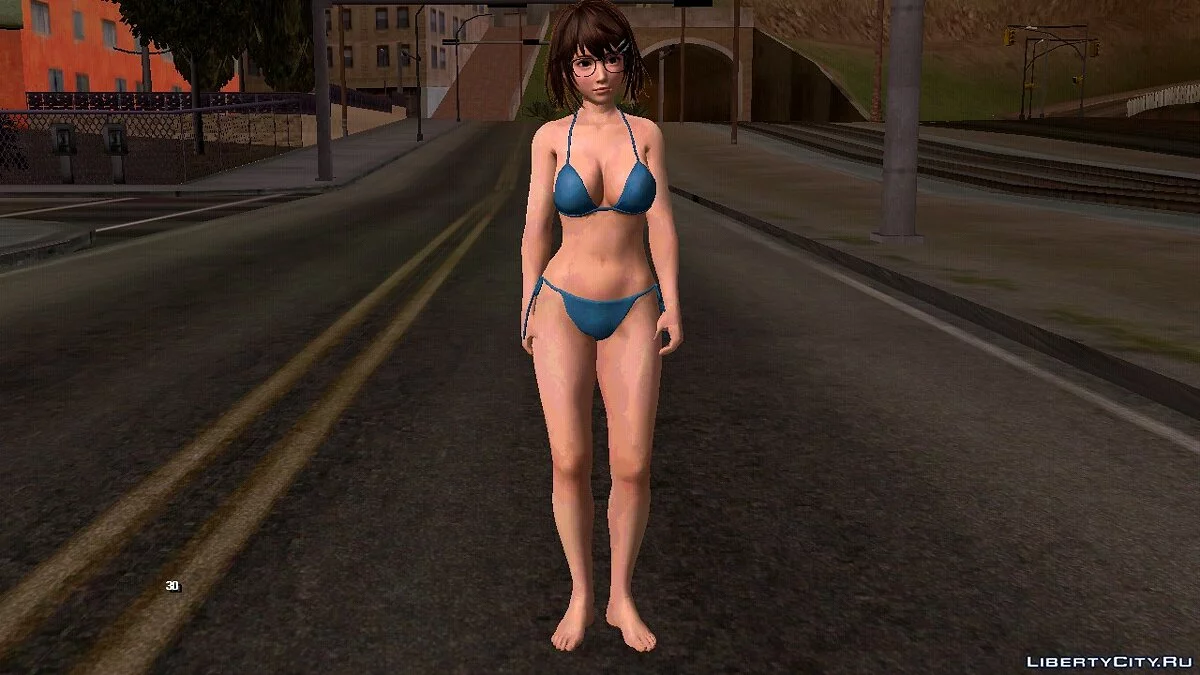 Tsukushi de biquíni / GTA San Andreas (iOS, Android)