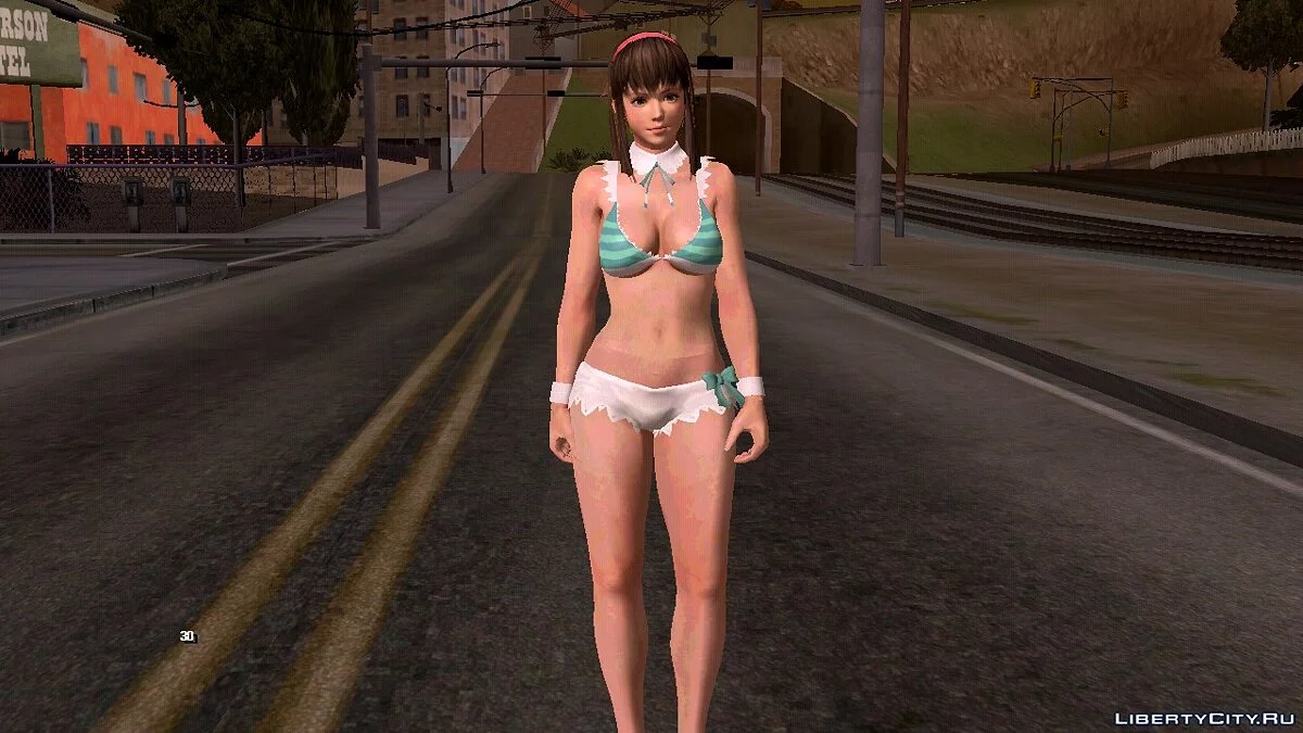Hitomi en maillot de bain / GTA San Andreas (iOS, Android)