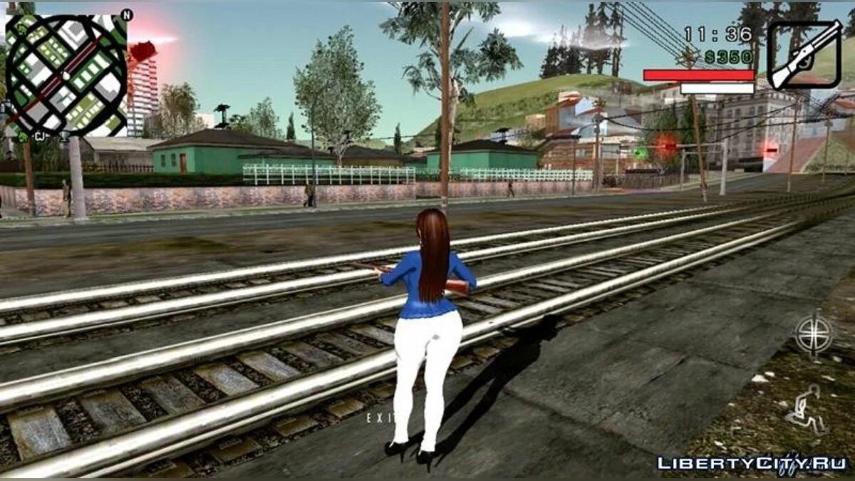 梅伊·希兰在休闲服装中 / GTA San Andreas (iOS, Android)