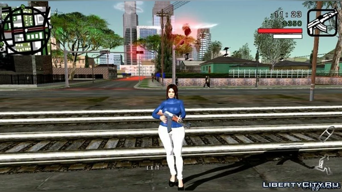 梅伊·希兰在休闲服装中 / GTA San Andreas (iOS, Android)