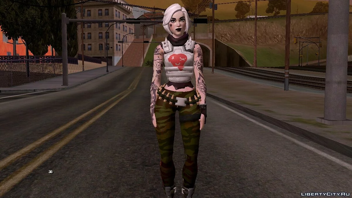 来自 Fortnite 的 Tess / GTA San Andreas (iOS, Android)