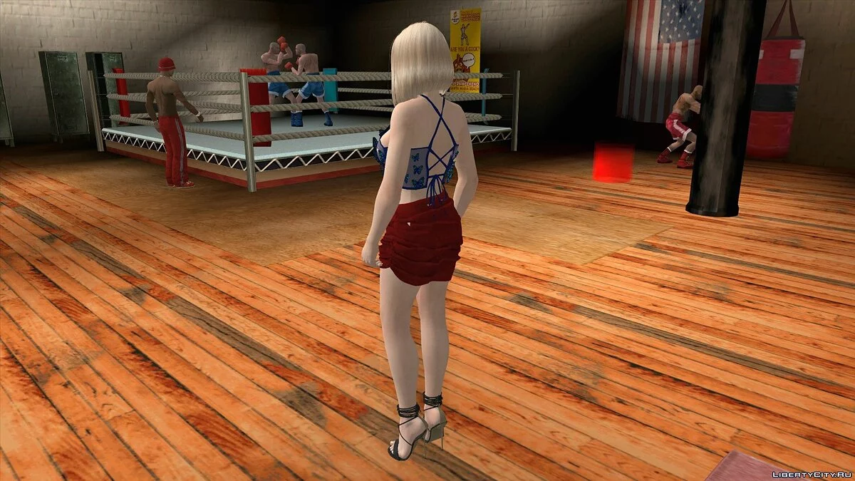 Helena Douglas in Casual Clothes v23 / GTA San Andreas (iOS, Android)