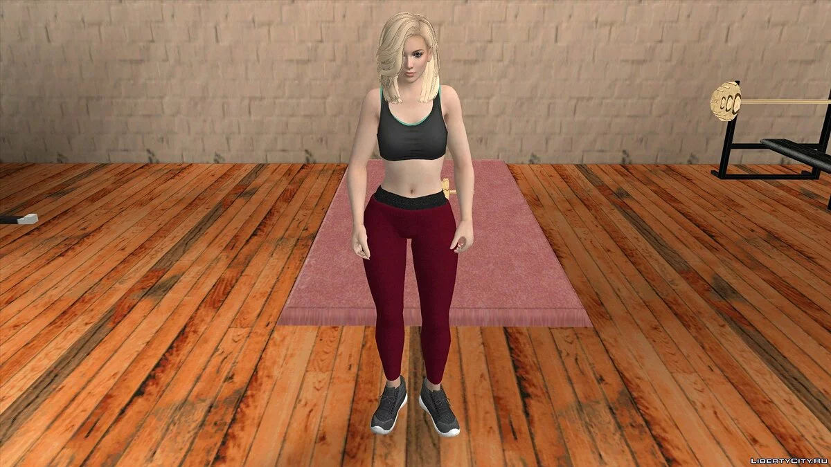 休闲服装版海莲娜·道格拉斯 v13 / GTA San Andreas (iOS, Android)