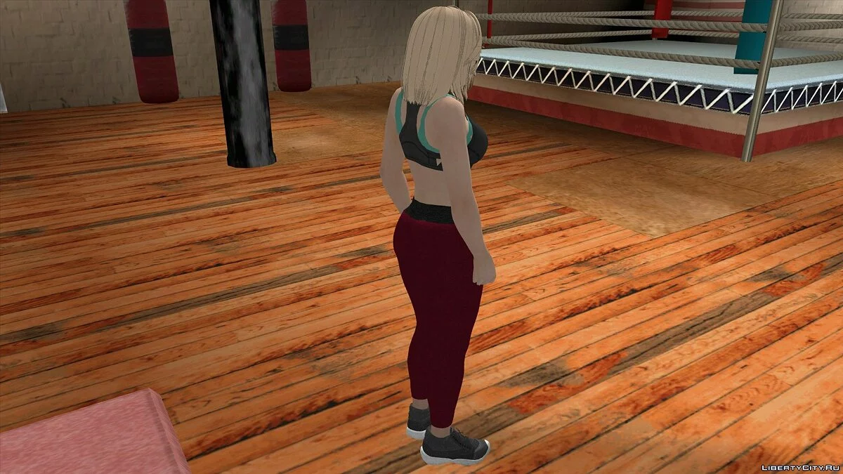 休闲服装版海莲娜·道格拉斯 v13 / GTA San Andreas (iOS, Android)