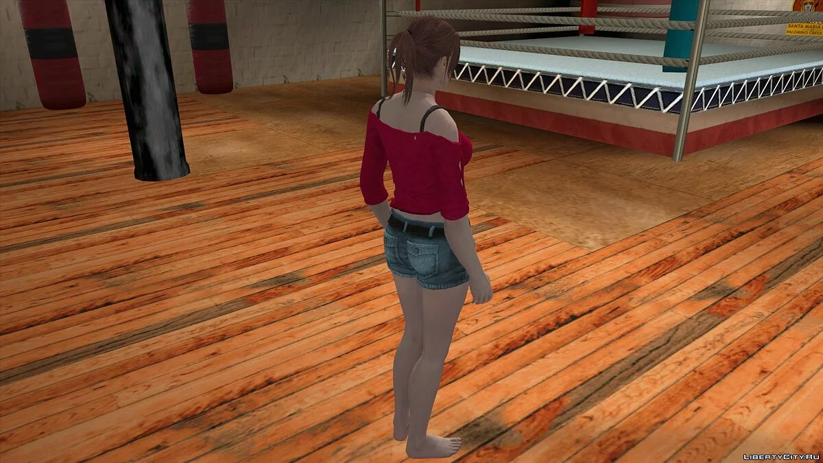Claire Redfield dalam Pakaian Rumah / GTA San Andreas (iOS, Android)