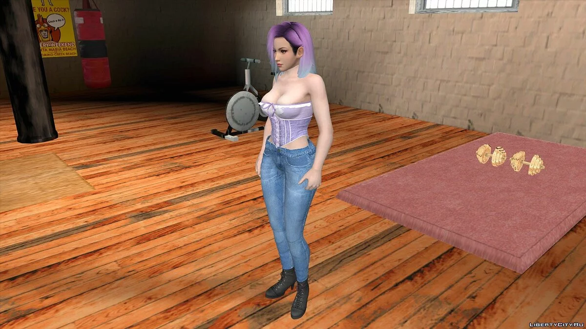 Misaki en ropa casual v10 / GTA San Andreas (iOS, Android)