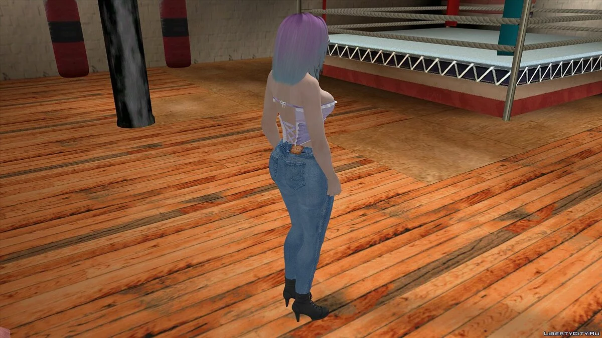 Misaki en ropa casual v10 / GTA San Andreas (iOS, Android)